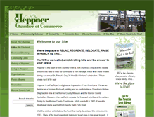 Tablet Screenshot of heppnerchamber.com